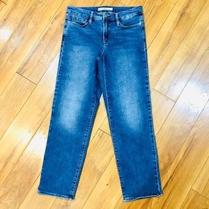 Athleta Sculptek large super stretch mom style denim jeans 10 woman’s bl…